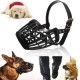 Adjustable Pet Dog No Bite Plastic Basket Muzzle Cage Mouth Mesh Cover 7 Sizes Adjustable Pet Dog No Bite Plastic Basket Muzzle Cage Mouth Mesh Cover 7 Sizes