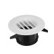 Air Vent Outlet Grille Wall Ceiling Round Ventilation Cover Corner Diverter