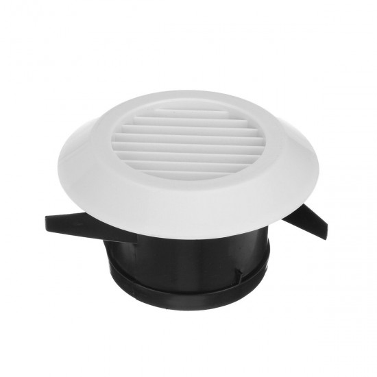 Air Vent Outlet Grille Wall Ceiling Round Ventilation Cover Corner Diverter