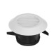 Air Vent Outlet Grille Wall Ceiling Round Ventilation Cover Corner Diverter