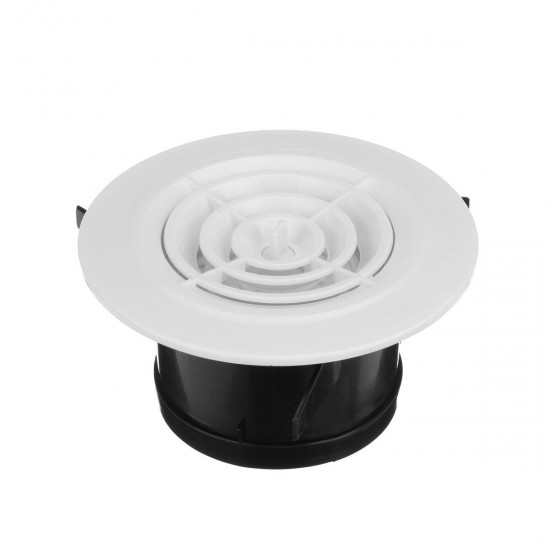 Air Vent Outlet Grille Wall Ceiling Round Ventilation Cover Corner Diverter