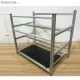 Aluminum 12 GPU Open Air Mining Rig Frame Case With 8 LED Fans For ETH Ethereum