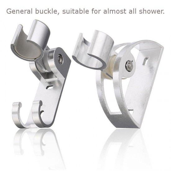 Aluminum Alloy Shower Head Holder Wall Mounted Shower Bracket Holder Hook Semicircle Patterns Aluminum Alloy Shower Head Holder Wall Mounted Shower Bracket Holder Hook Semicircle Patterns