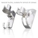 Aluminum Alloy Shower Head Holder Wall Mounted Shower Bracket Holder Hook Semicircle Patterns Aluminum Alloy Shower Head Holder Wall Mounted Shower Bracket Holder Hook Semicircle Patterns