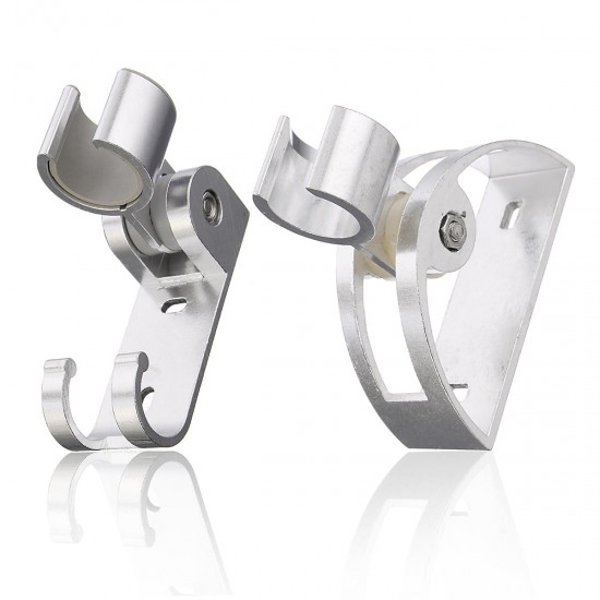 Aluminum Alloy Shower Head Holder Wall Mounted Shower Bracket Holder Hook Semicircle Patterns Aluminum Alloy Shower Head Holder Wall Mounted Shower Bracket Holder Hook Semicircle Patterns