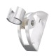 Aluminum Alloy Shower Head Holder Wall Mounted Shower Bracket Holder Hook Semicircle Patterns
