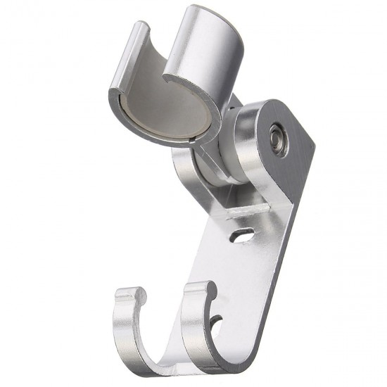 Aluminum Alloy Shower Head Holder Wall Mounted Shower Bracket Holder Hook Semicircle Patterns