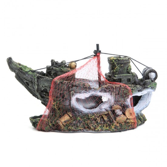 Aquarium Ornament Wreck Sailing Boats Sunk Ship Destroyer Fish Tank Cave Decor Model Aquarium Ornament Wreck Sailing Boats Sunk Ship Destroyer Fish Tank Cave Decor Model