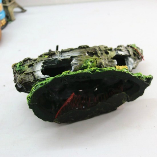 Aquarium Ornament Wreck Sailing Boats Sunk Ship Destroyer Fish Tank Cave Decor Model Aquarium Ornament Wreck Sailing Boats Sunk Ship Destroyer Fish Tank Cave Decor Model
