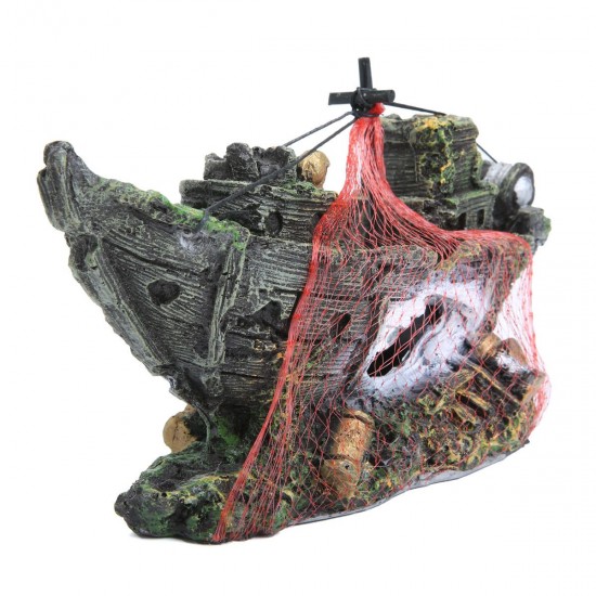 Aquarium Ornament Wreck Sailing Boats Sunk Ship Destroyer Fish Tank Cave Decor Model Aquarium Ornament Wreck Sailing Boats Sunk Ship Destroyer Fish Tank Cave Decor Model