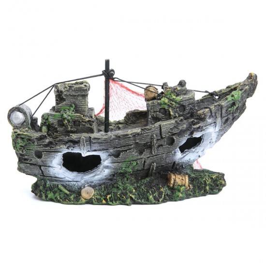 Aquarium Ornament Wreck Sailing Boats Sunk Ship Destroyer Fish Tank Cave Decor Model Aquarium Ornament Wreck Sailing Boats Sunk Ship Destroyer Fish Tank Cave Decor Model