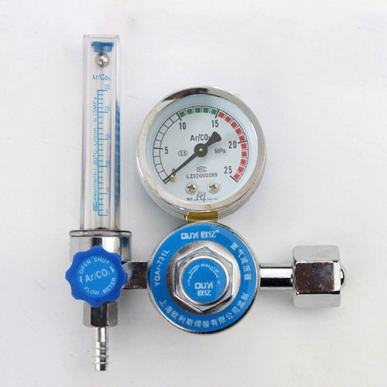 CO2 Gas Mig Tig Flow Meter Welding Weld Regulator Gauge Welder 0-25MPa