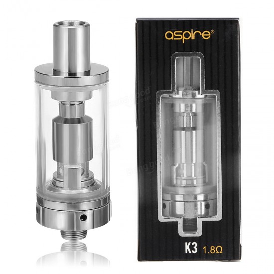 K3 Clearomizer Tank 2ml TPD Compliant Coil Removable Atomizer 510 Drip Tip