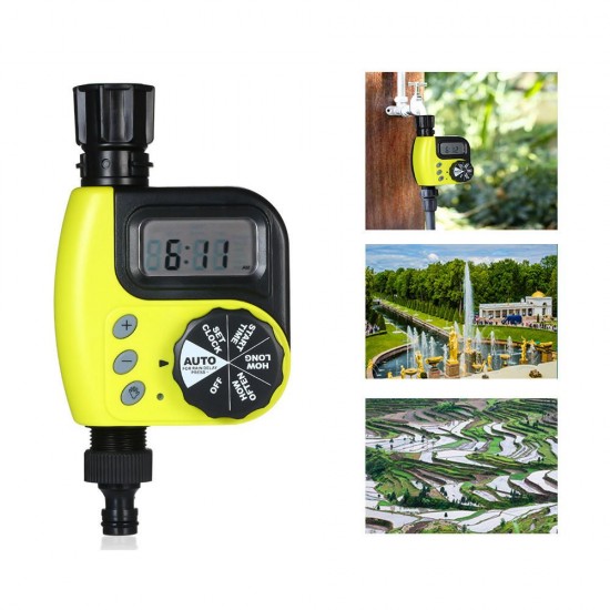 Automatic Digital Water Timer DIY Garden Irrigation Control Unit Digital LCD Irrigation Timer