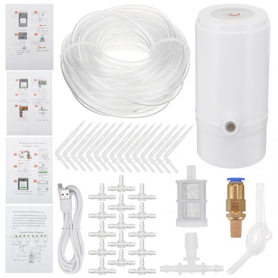 Automatic Garden Watering Timer Drip Irrigation System WIFI Control Self Watering Plant Timer + APP Remote Automatic Garden Watering Timer Drip Irrigation System WIFI Control Self Watering Plant Timer + APP Remote