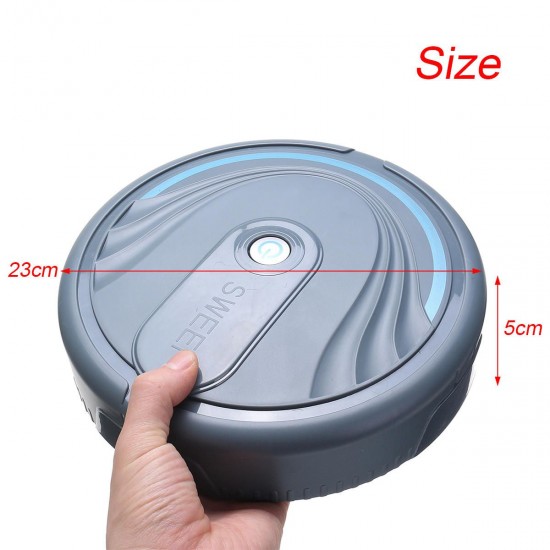 Automatic Smart Robot Vacuum Cleaner Cleaning Sweeper Silent Strong Suction