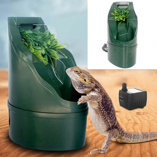 Automatic Waterer Reptile Drinking Water Feeding Drinkers Tools Fountain Chameleon Lizard Dispenser Terrarium Habitats