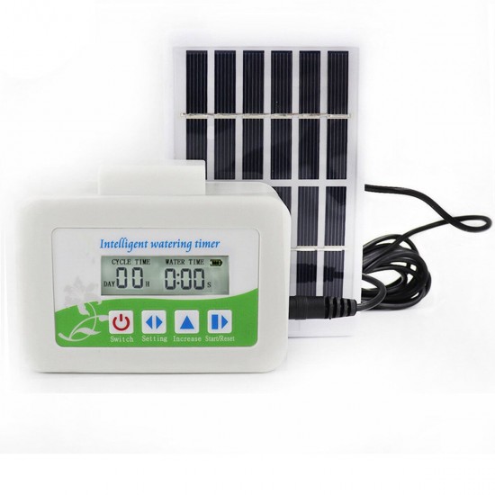 Automatic Watering Device Solar Energy Charging Irrigation System Irrigation Timer