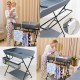 Baby Changing Table Folding Diaper Station Nursery Organizer for Infant Storage Baby Changing Table Folding Diaper Station Nursery Organizer for Infant Storage