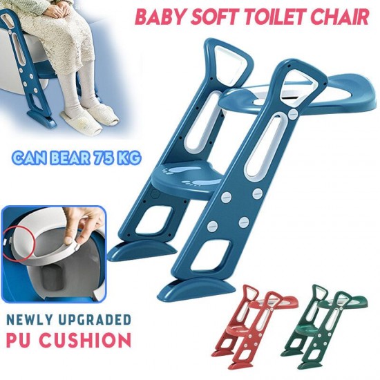 Baby Kids Potty Training Seat with Step Stool Ladder Child Toddler Toilet Chair Baby Kids Potty Training Seat with Step Stool Ladder Child Toddler Toilet Chair