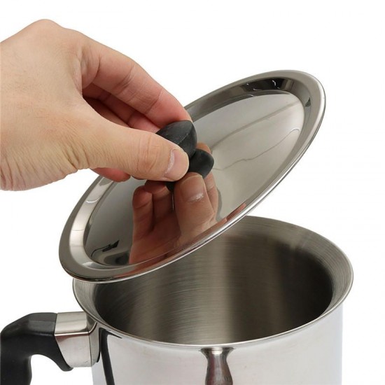 Bee Wax Melting Pot Stainless Steel Pouring Pot Beekeeoing Tool Silver Beekeeping Tools Set