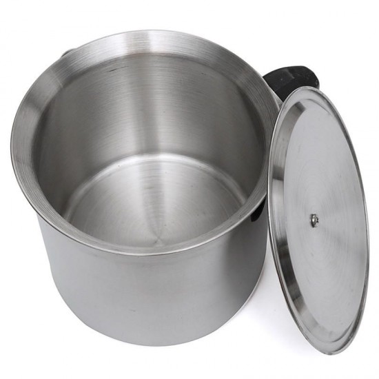 Bee Wax Melting Pot Stainless Steel Pouring Pot Beekeeoing Tool Silver Beekeeping Tools Set