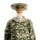 BeeKeeping Suit BeeKeeper Protective Equipment Veil Hat Smock Full Body Camo