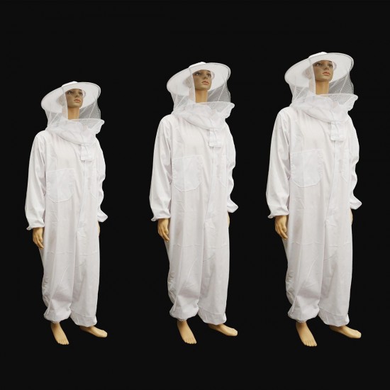 Beekeeping Protective Equipment Jacket Veil Full Body Suit Hat Smock Beekeeping Tools Set Beekeeping Protective Equipment Jacket Veil Full Body Suit Hat Smock Beekeeping Tools Set