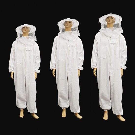 Beekeeping Protective Equipment Jacket Veil Full Body Suit Hat Smock Beekeeping Tools Set Beekeeping Protective Equipment Jacket Veil Full Body Suit Hat Smock Beekeeping Tools Set