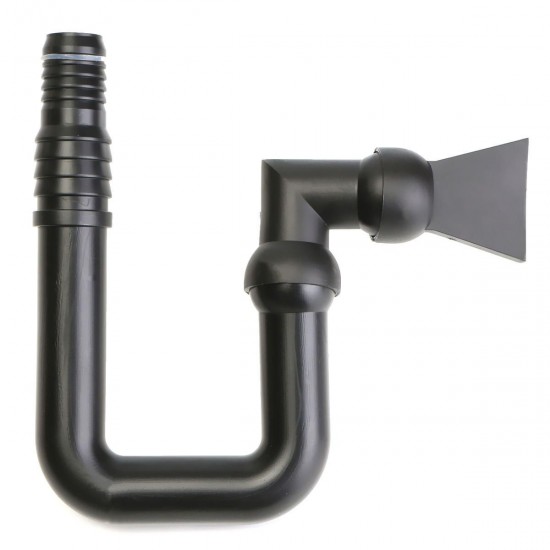 Black Aquarium Multi Angle Outflow Water Pipe with Duck Bill Hose For Sump Tank Fish Black Aquarium Multi Angle Outflow Water Pipe with Duck Bill Hose For Sump Tank Fish