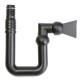 Black Aquarium Multi Angle Outflow Water Pipe with Duck Bill Hose For Sump Tank Fish Black Aquarium Multi Angle Outflow Water Pipe with Duck Bill Hose For Sump Tank Fish