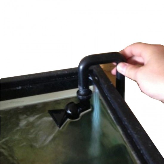 Black Aquarium Multi Angle Outflow Water Pipe with Duck Bill Hose For Sump Tank Fish Black Aquarium Multi Angle Outflow Water Pipe with Duck Bill Hose For Sump Tank Fish