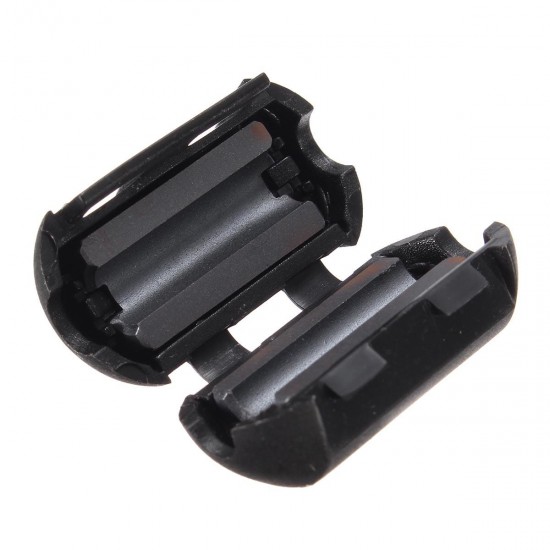 Black Cable Wire Snap Clamp Clip RFI EMI EMC Noise Filters Ferrite Core Case 3.5-13mm Black Cable Wire Snap Clamp Clip RFI EMI EMC Noise Filters Ferrite Core Case 3.5-13mm