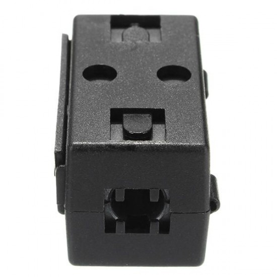 Black Cable Wire Snap Clamp Clip RFI EMI EMC Noise Filters Ferrite Core Case 6.5mm