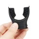 Black Silicone Mouthpiece for Portable Oxygen Air Cylinder Scuba Air Tank Diving Equipment w/ Tie