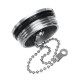Boat Deck Fill Oil Filler Replacement Cap with Chain Stainless Steel Fuel Water Gas Boat Deck Fill Oil Filler Replacement Cap with Chain Stainless Steel Fuel Water Gas