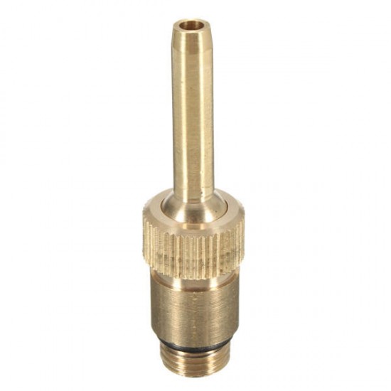 Brass Adjustable Water Flow Universal Straight Jetting Fountain Nozzle