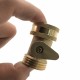 Brass Garden Tap Irrigation One Way Ball Valve Tap Irrigation Valve Hose Pipe Splitter One Way Quick Connector Adapter Female Thread G3/4 1pcs