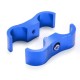 CNC AN-6 AN6 13.4MM Blue Braided Hose Separator Clamp Fitting Adapter Bracket