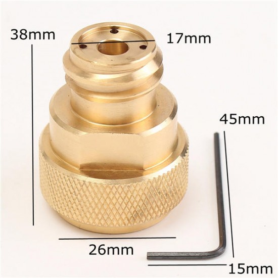 CO2 Sodastream Adapter Replace Tank Paintball Canister with L Wrench CO2 Sodastream Adapter Replace Tank Paintball Canister with L Wrench