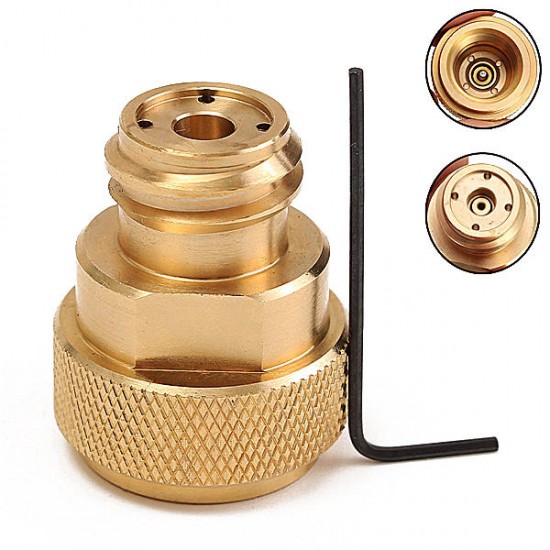CO2 Sodastream Adapter Replace Tank Paintball Canister with L Wrench CO2 Sodastream Adapter Replace Tank Paintball Canister with L Wrench