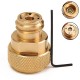 CO2 Sodastream Adapter Replace Tank Paintball Canister with L Wrench CO2 Sodastream Adapter Replace Tank Paintball Canister with L Wrench