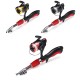 Carbon Fiber Telescopic Fishing Rod & Spinning Reel Combo Kit with Fishing Line Carbon Fiber Telescopic Fishing Rod & Spinning Reel Combo Kit with Fishing Line