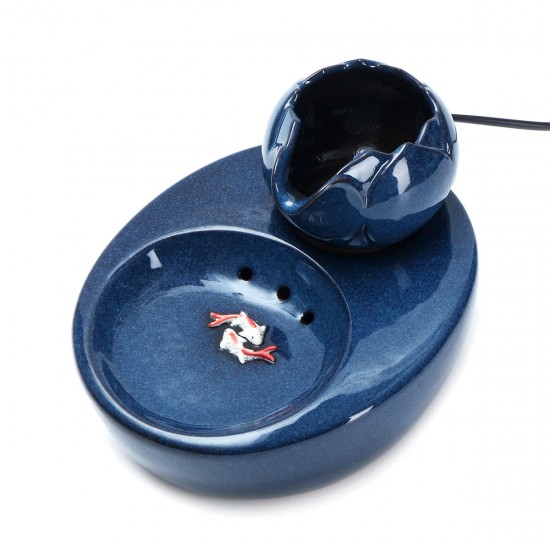 Ceramic Pet Cat Supplies Waterer Dispenser Automatic Pet Water Feeder Ceramic Pet Cat Supplies Waterer Dispenser Automatic Pet Water Feeder