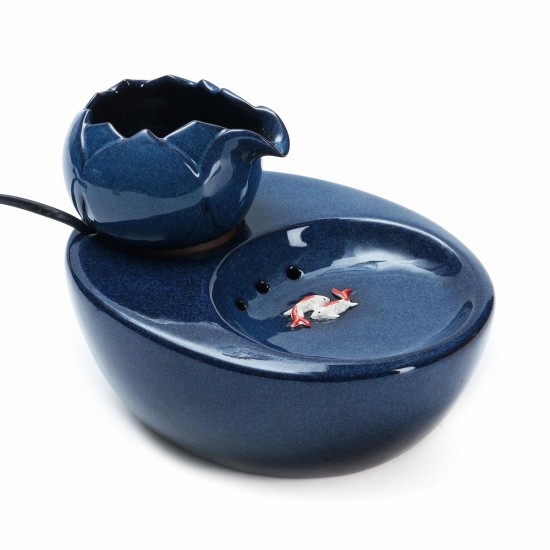 Ceramic Pet Cat Supplies Waterer Dispenser Automatic Pet Water Feeder Ceramic Pet Cat Supplies Waterer Dispenser Automatic Pet Water Feeder