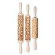 Christmas 3D Flower Wood Rolling Pin Embossing Baking Cookie Biscuit Fondant DIY Baking Tools Christmas 3D Flower Wood Rolling Pin Embossing Baking Cookie Biscuit Fondant DIY Baking Tools