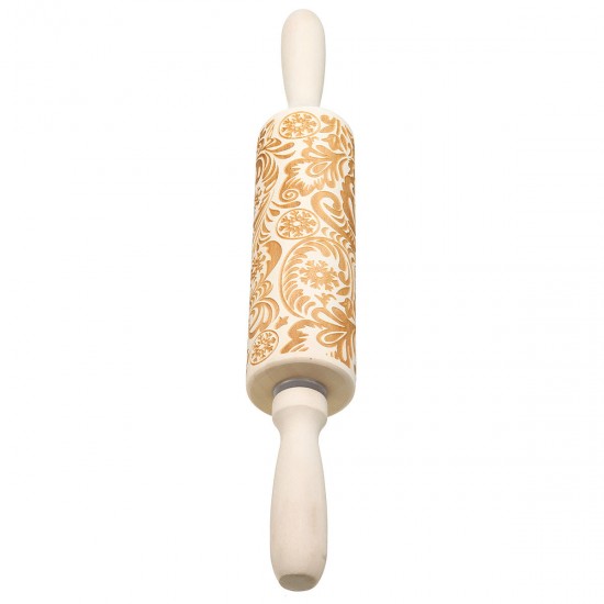 Christmas 3D Flower Wood Rolling Pin Embossing Baking Cookie Biscuit Fondant DIY Baking Tools Christmas 3D Flower Wood Rolling Pin Embossing Baking Cookie Biscuit Fondant DIY Baking Tools