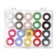 Clear Plastic Bobbins With 20pcs Sewing Machine Spools Yarn Thread Storage Box