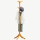 Coat Rack Stand 12 Hooks Cloth Hat Bamboo Hanger Storage