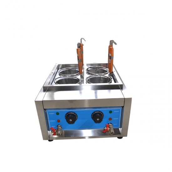 Commercial 4kw/6kw Table Top 4/6 Baskets Electric Noodles Cooker/Pasta Cooking Machine